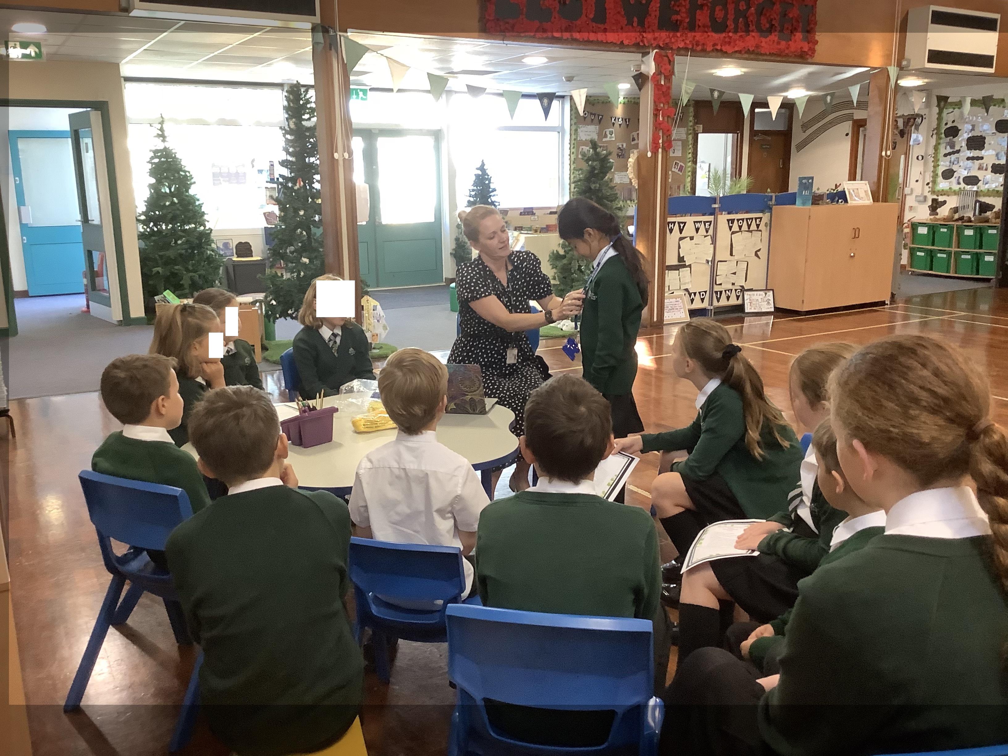 Our Detectives and Ambassadors receiving their lanyards