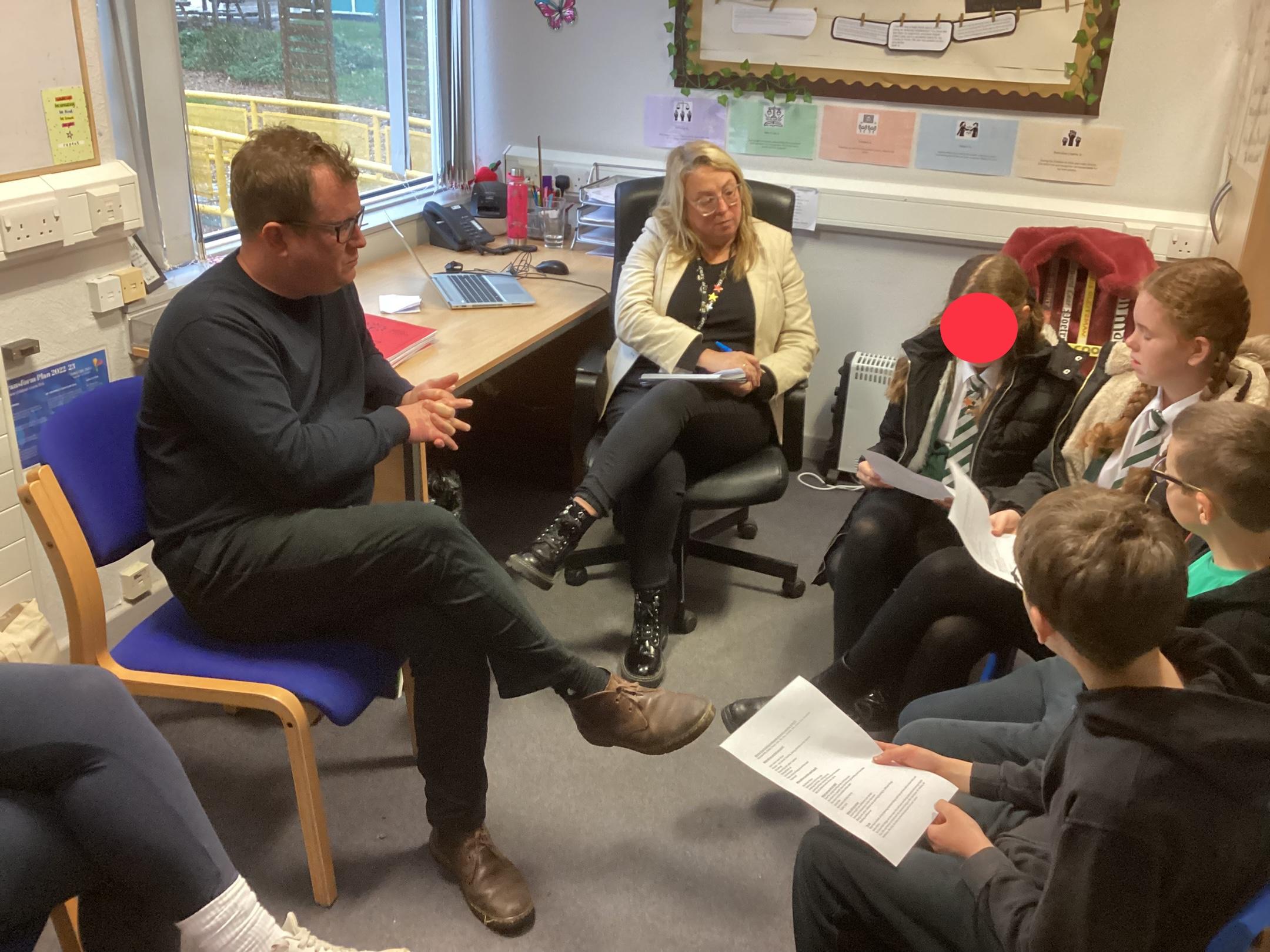 Meeting Mrs Hambleton, Mr Molineux and Mrs R-G